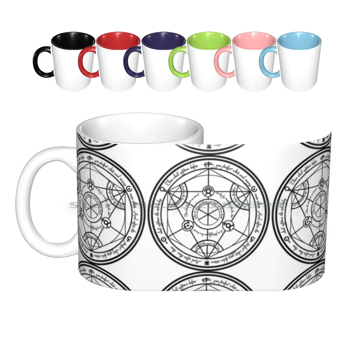 Fullmetal Alchemist Transmutation Circle Ceramic Mugs Coffee Cups Milk Tea Mug Fullmetal Alchemist Fullmetal Alchemist