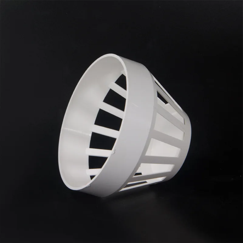 PVC roof air vent grille ducting ventilation cover mesh 50-75mm 110mm round pipe end breathable cap Outlet Louvres pipe fittings