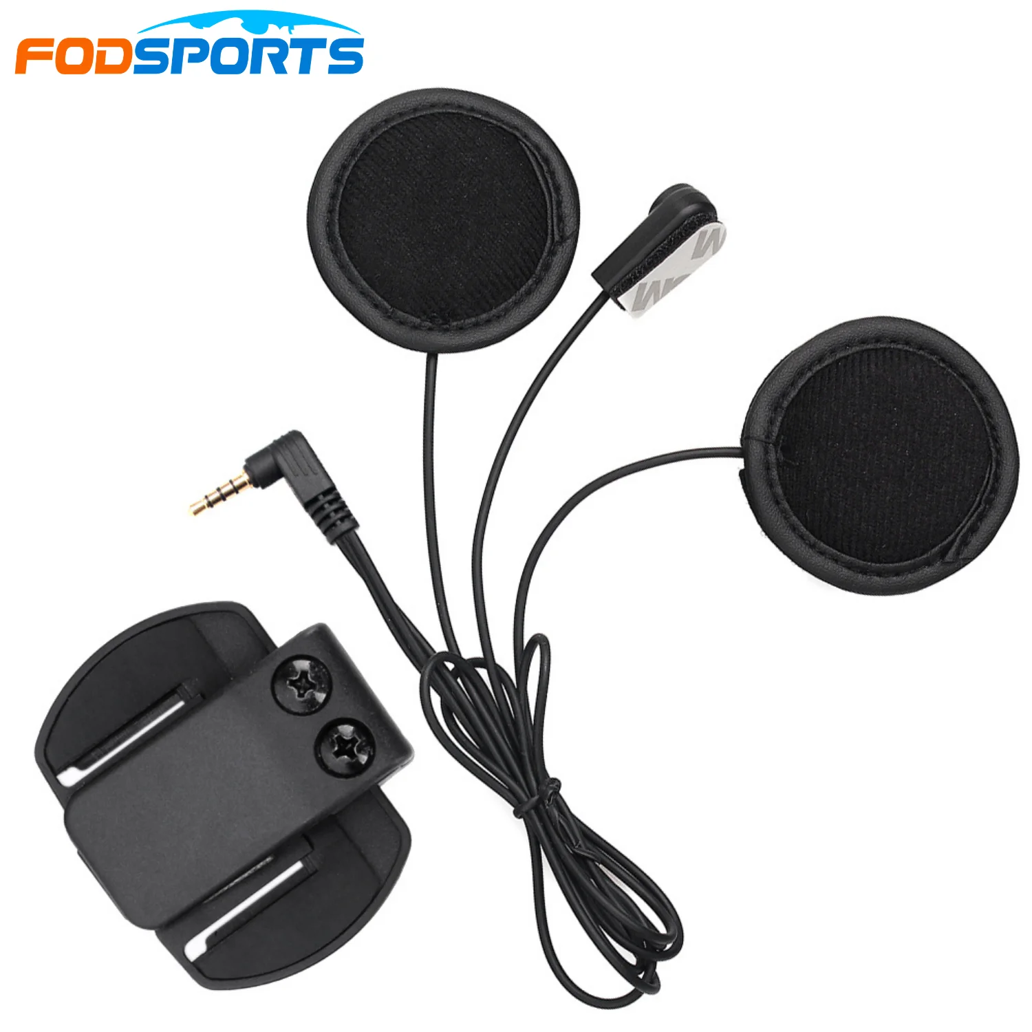 Fodsports Motorcycle Helmet Bluetooth Intercom Accessories Micphone Speaker Headset Clip Apply To V6 V4 Intercomunicador Moto