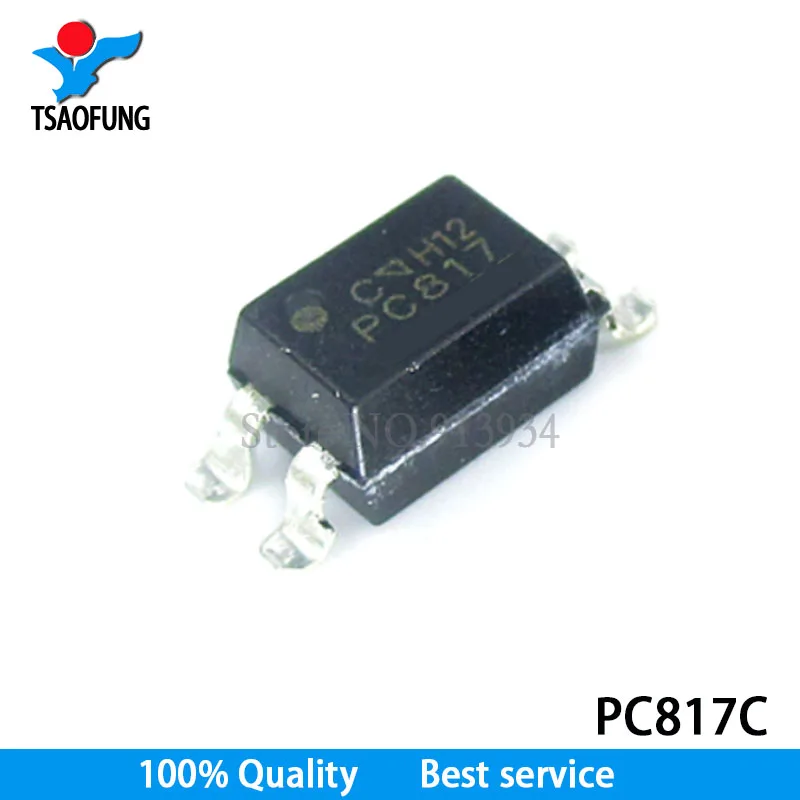 50Pcs PC817C PC817 817 SOP4 SMD Optical Isolator