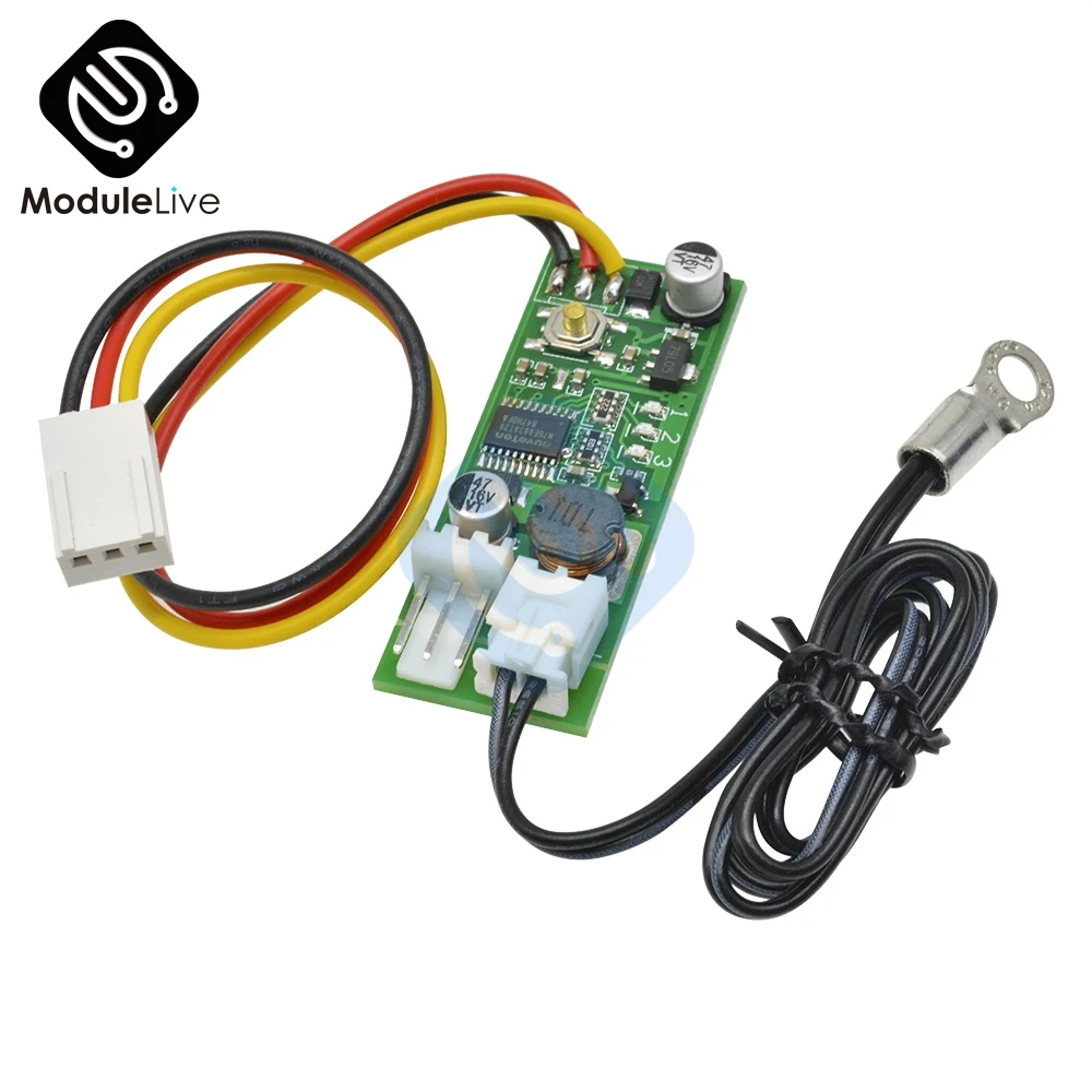 DC 12V Temperature Controller Denoised ON/OFF Speed Controller  for PC Fan/Alarm Board Module With Wired Cable Temp Tools