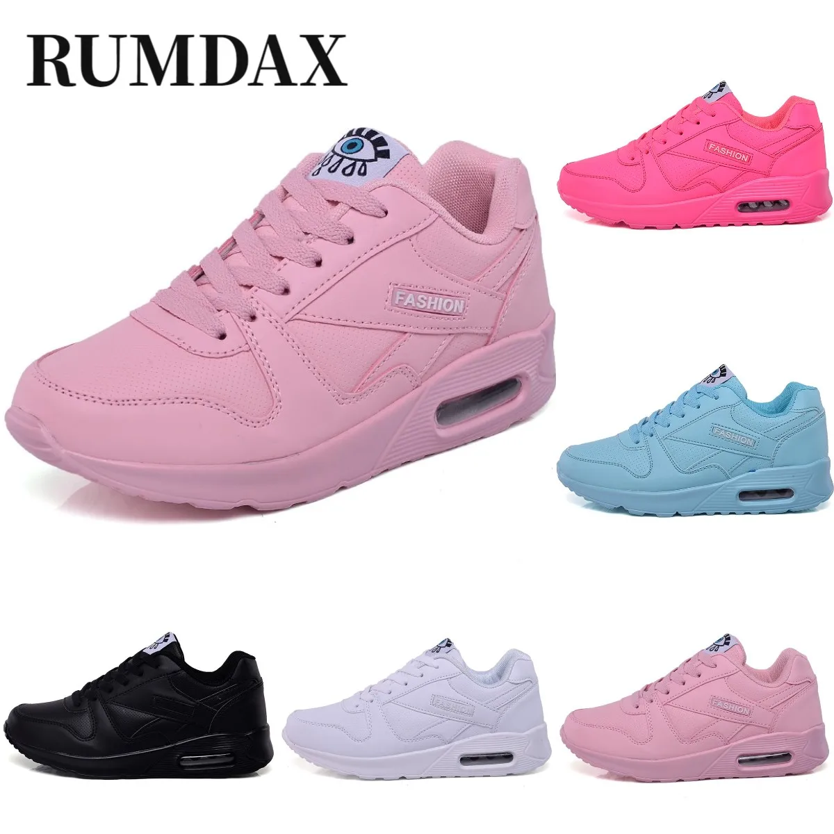 New Brand Womens Air Cushion Sport Shoes Casual Running Shoes Soft Bottom Gym Shoes Ladies Fitness Sneakers Lace-Up Zapatillas