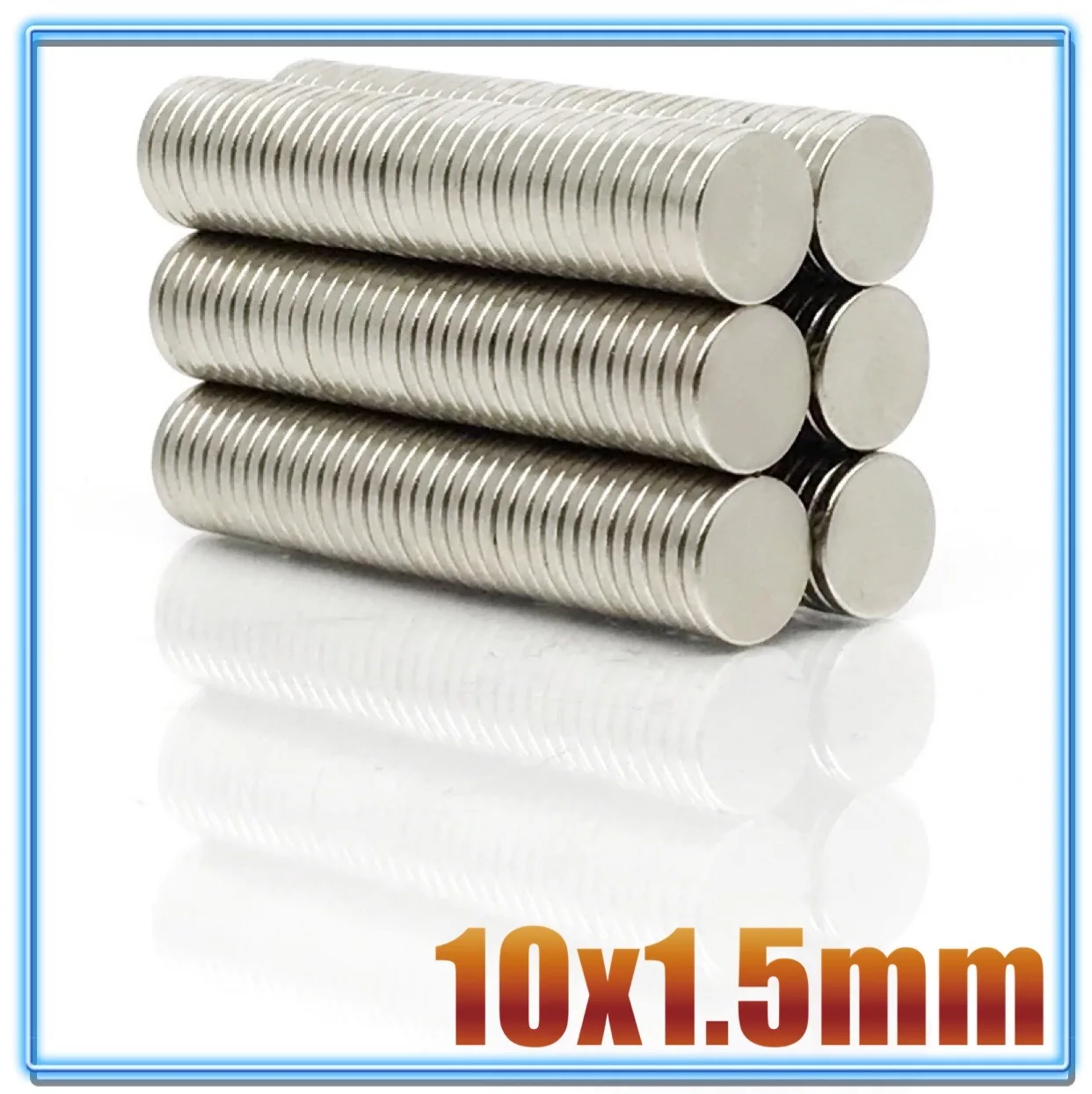 20~500PCS 10x1.5 Rare Earth Magnets Diameter 10x1.5mm Small Round Magnets 10mmx1.5mm Permanent Neodymium Magnets 10*1.5