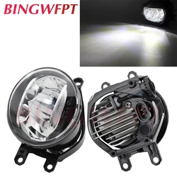 2pcs/pair (Right + Left ) Car Front Bumper High Bright LED Fog Light For Toyota Highlander 2008-2010 For Venza 2009 2010 - 2012