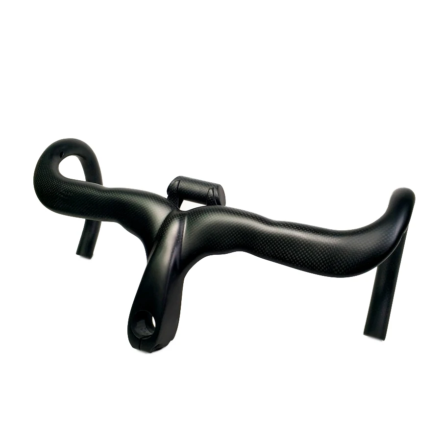 

THRUST Carbon Fibre Road Bicycle Handlebar 3k Matte Width 400 420 440 mm Stem 100 110 120 mm Carbon Bike Handlebar Black