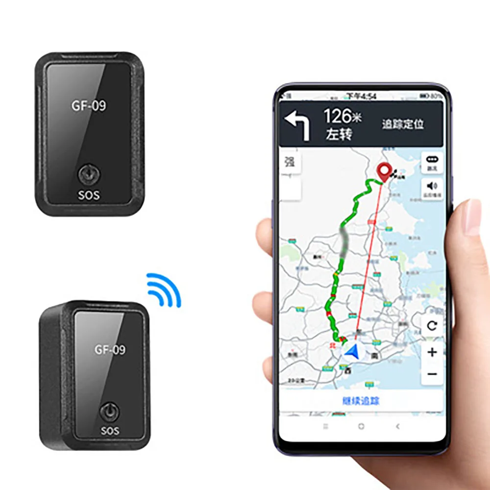 Gf09 mini gps tracker dispositivo anti-roubo gprs localizador de gravação de voz gps rastreador app baixar anti-perdido para idosos e crianças