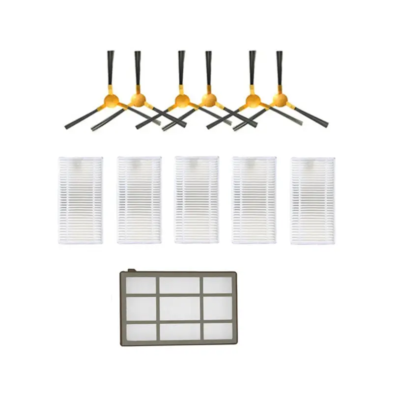 Máy Hút Bụi HEPA Lọc Bàn Chải Cạnh Bên Lọc Sơ Cấp Cho IBoto Thông Minh C820W Aqua Robot Máy Hút Bụi Phần