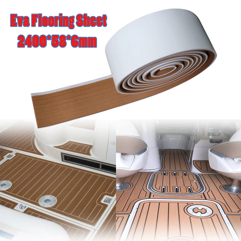 

EVA Material Anti Slip Self-adhesive Floor Mat Adhesive Strip Marine Non-slip Flooring Pad Suitable for Cruise Ship RV Yacht Boa