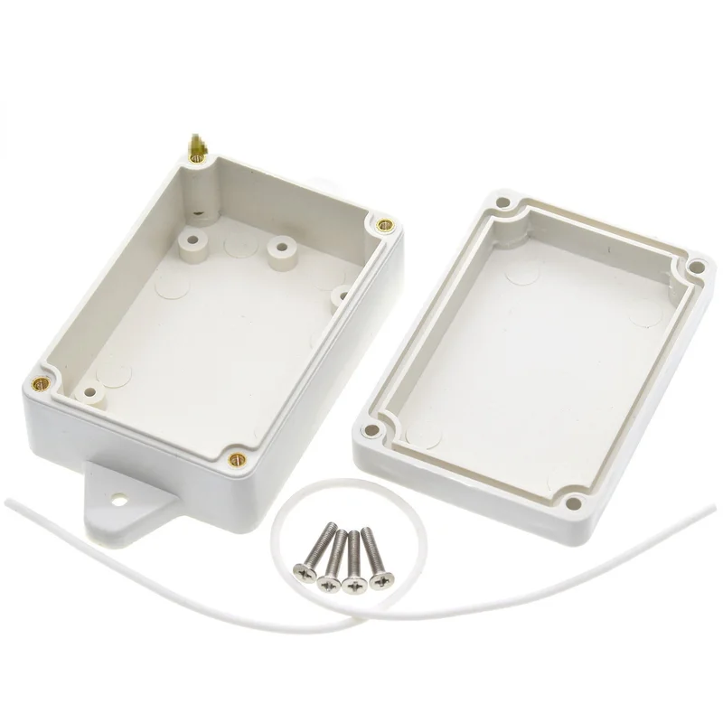 Caja de plástico para proyectos de Cable electrónico, cubierta impermeable de 85x58x33mm, DIY