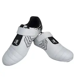 Sneakers Unisex scarpe taekwondo scarpe in pelle PU di alta qualità morbide e leggere calzature sportive karate boxing oxford suole scarpe