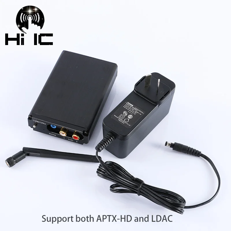 QCC5125 بلوتوث 5.1 استقبال ES9038Q2M فك HiFi الصوت مجلس محول LDAC + APTX HD اللاسلكية HiFi وحدة الصوت DAC