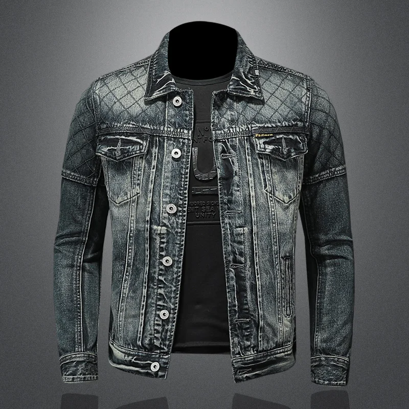 BATMO 2023 new arrival spring high quality cotton denim jackets coat men,casual jackets,plus-size M-5XL,H06203