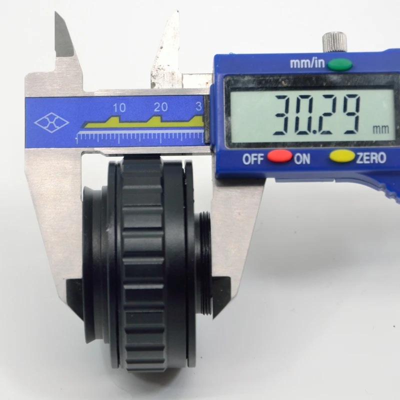 FYSCOPE Original Authentic 0.5X Focus Adjustable Microscope C Mount Adapter for New Type Trinocular Stereo Microscopio