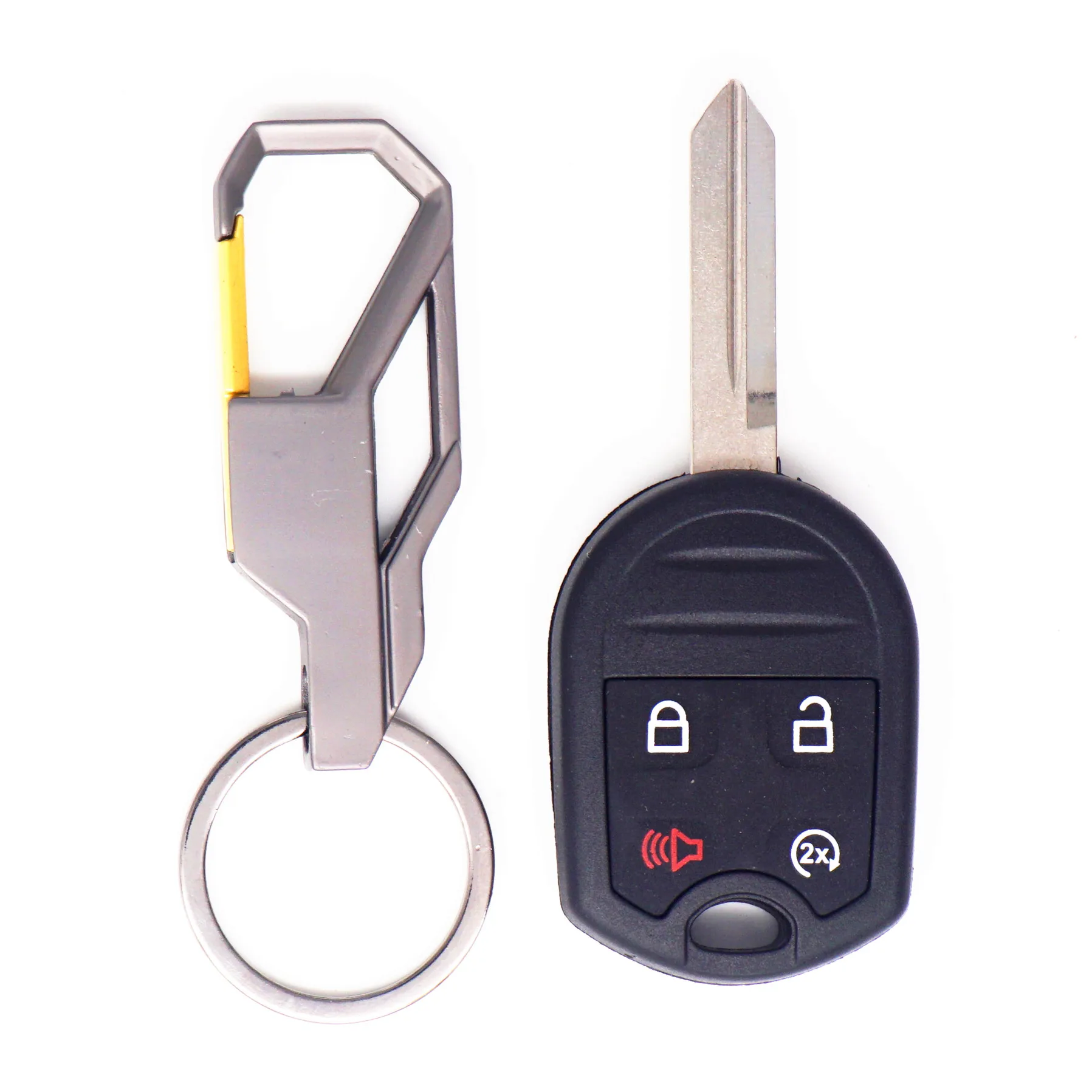 WFMJ 4 кнопки дистанционный смарт-ключ чехол оболочка Fob для Ford E- 150 350 450 F- 150 250 350 450 Mustang Ranger Explorer Windstar