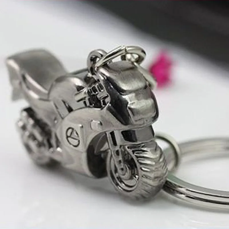 BLUELANS New Metal Motorcycle Key Ring Keychain Ring Cute Creative Gift Sports Keyring Gift Store key chain Car Bag Key Rin