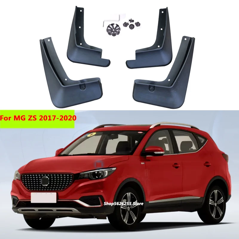 Car Mudflaps For MG ZS 2017 2018 2019 2020 Accessories Fender Anti-Dirt Front Rear Tire Mudguard Protector Flaps Splash Flap