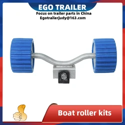 Barco Viagem Trailer, ROLO DE BRAÇO Azul RIBBED 18mm Furo, 4 