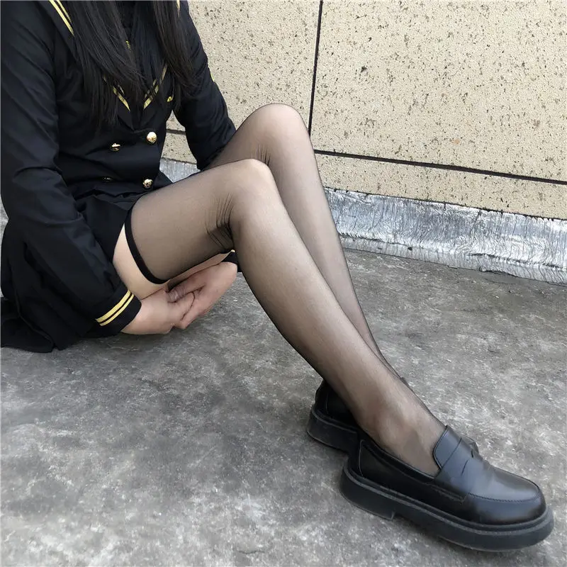 Sweet Ultra-thin Stockings Lace Spring summer Women Thigh Knee Socks for Ladies Girls over the knee black thin leg knee-high