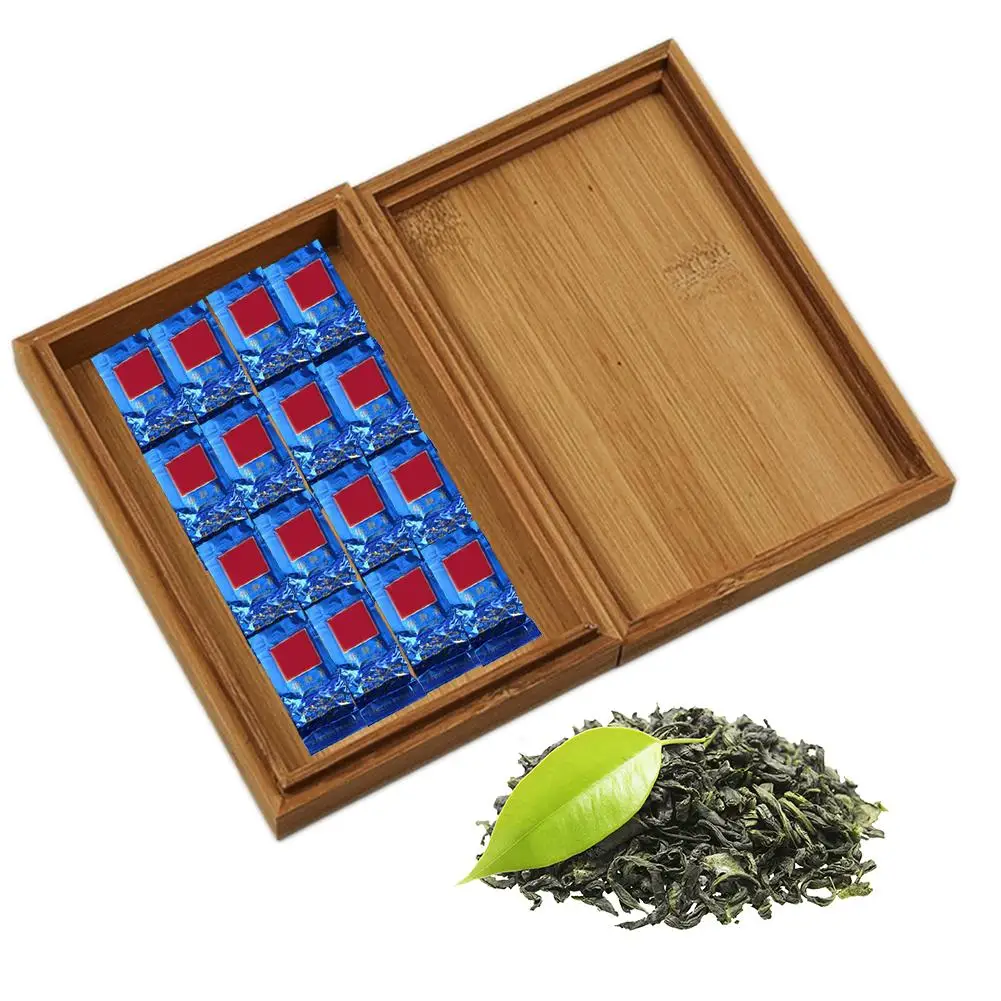 Creative Wooden Storage Box Tea Bamboo Packing Box Push-pull Switch Desktop Small Jewelry Finishing Box Packaging Case