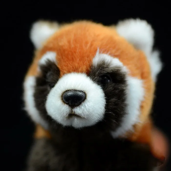 New 1PC 23cm Realistic Toy Red Panda Bear Cat Lifelike Soft Toys Plush Lesser Panda Doll for Kids Gifts