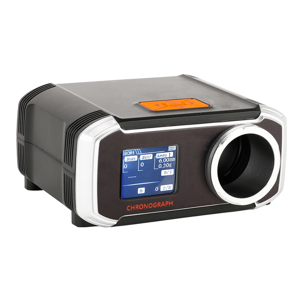 Velocidade de disparo de bala chronograph tiro instrumentos de medição testador de tacômetro chip bluetooth-compatível com display lcd