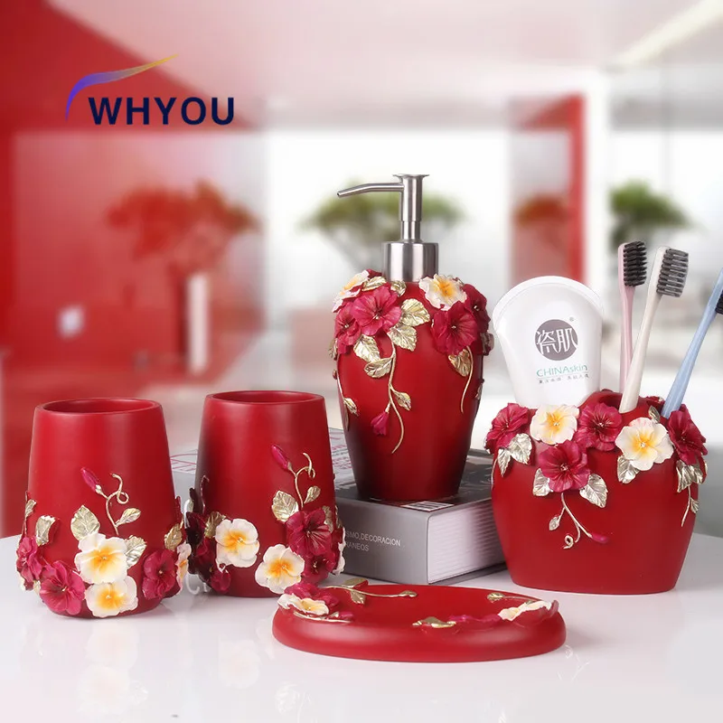 WHYOU-Bathroom Set or Single Accessories, Emulsion Bottle, High-grade Wash, Gargle Cup, Toothbrush Suit, Wedding Gift