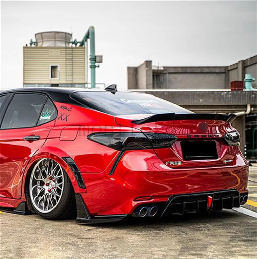 

FOR Spoiler Wing NEW Toyota Camry Car Trunk ABS Material Rear Lip Tail Fin Decorative Accessories Refit Body Kit M4 STYLE 2018+