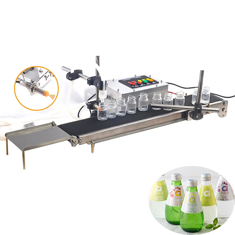 Liquid Filling Machine Smart Food Filling Machine Optical Fiber Intelligent Induction Conveyor Belt Conveyor