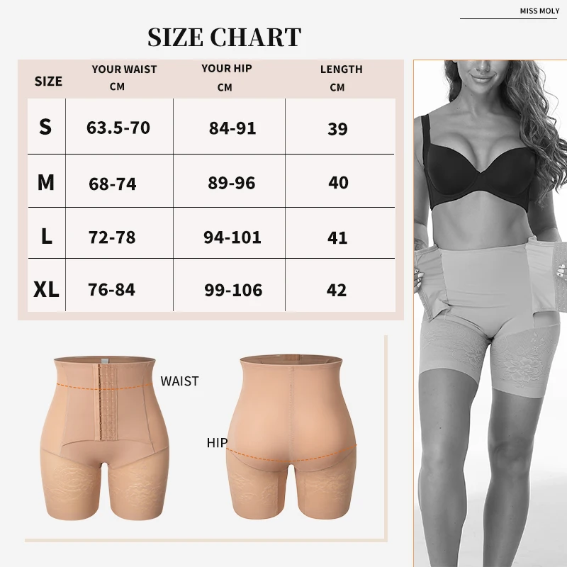 Faja Shapewear Taille Trainer Körper Shaper für Frauen Kolben-heber Hohe Taille Steuer Höschen Bauch Shaper Gürtel Abnehmen Unterwäsche