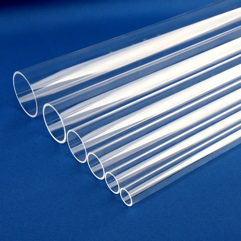 أنبوب أكريليك شفاف لحوض السمك ، ملحقات حوض السمك ، أنبوب زجاجي ، تجهيزات حدائق ، 50 طويل ، أو. D16 ، 20 ، 25 ، 32 ، 40 ، 50 ، 63 ، 1 من الأكريليك الشفاف