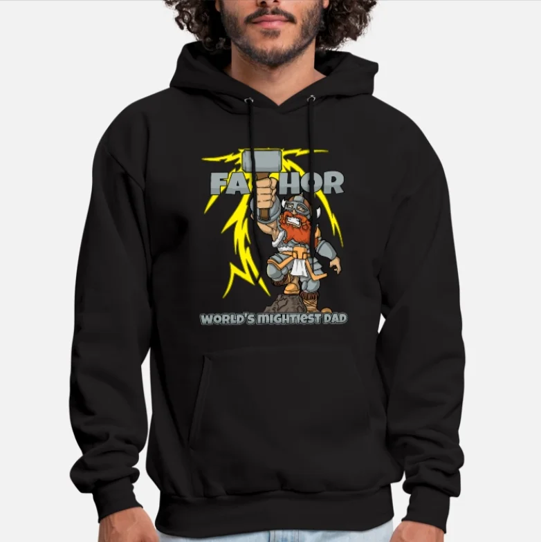 

World's Mightiest Dad - Viking Father Unisex Hoodie