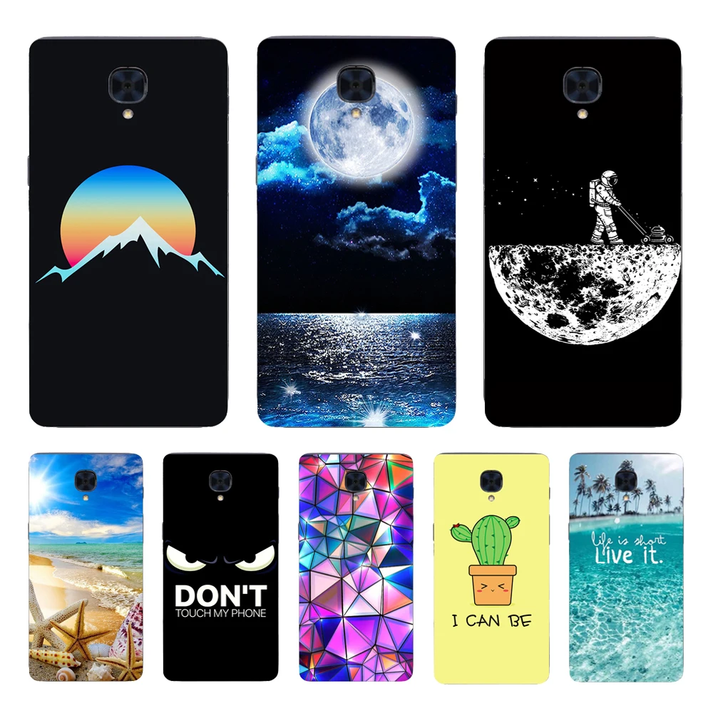 For OnePlus 3t Case Oneplus 3 Back Cover Ultra Thin Silicone Cartoon For Oneplus 3T Cover One Plus 3 Three Phone case Soft Coque