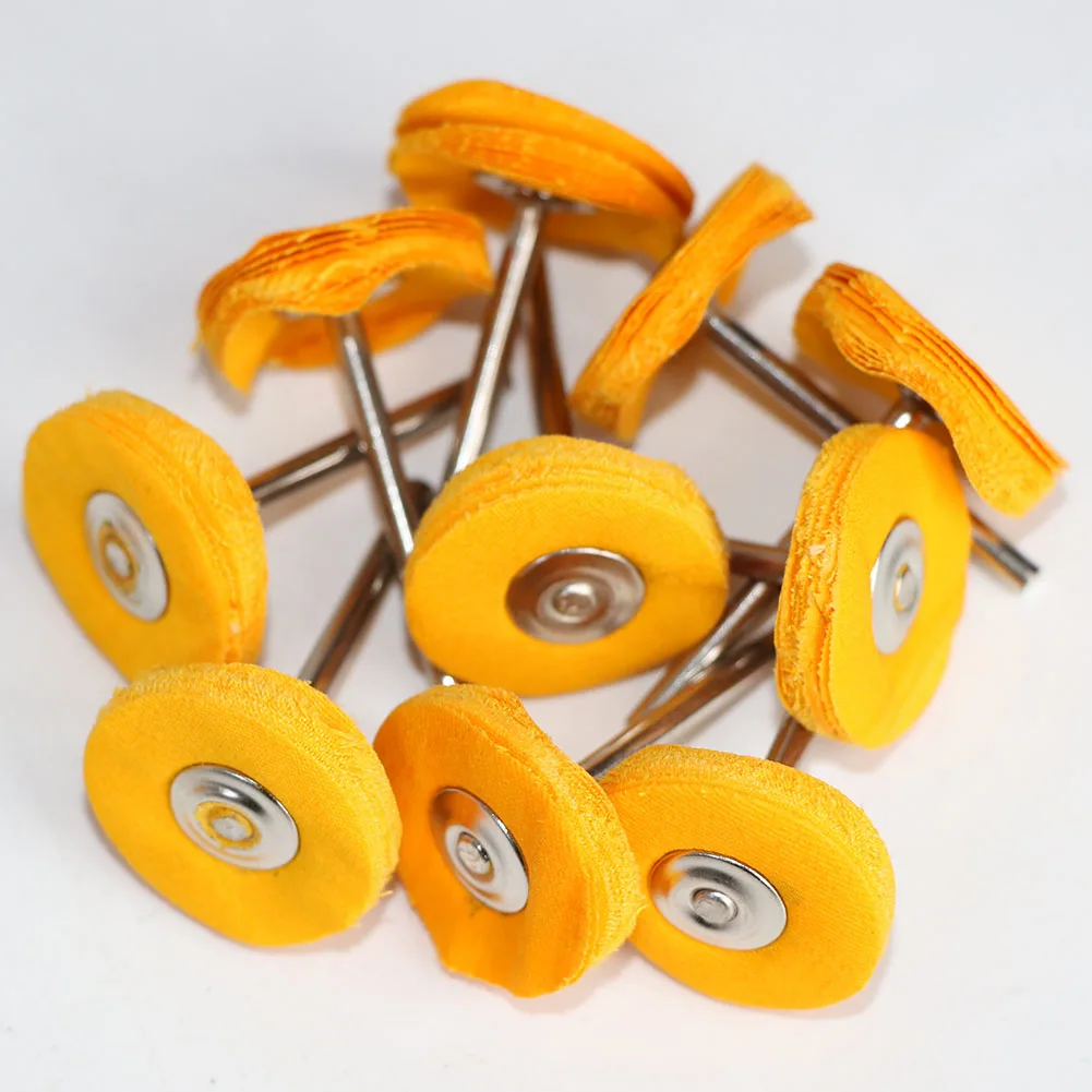 1 Zoll 10 Stück Drehbürste Schleifen Polieren Polieren Schleifscheibenbürste für Drehwerkzeuge 25 mm rundes Wollfilzzubehör – Detail 1