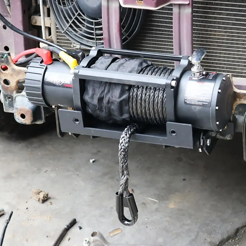 12,000 lb nylon winch Spider Winch 12000 Pounds Portable Self-rescue Off-road 12V Vehicle-mounted 12000 Electric Winch