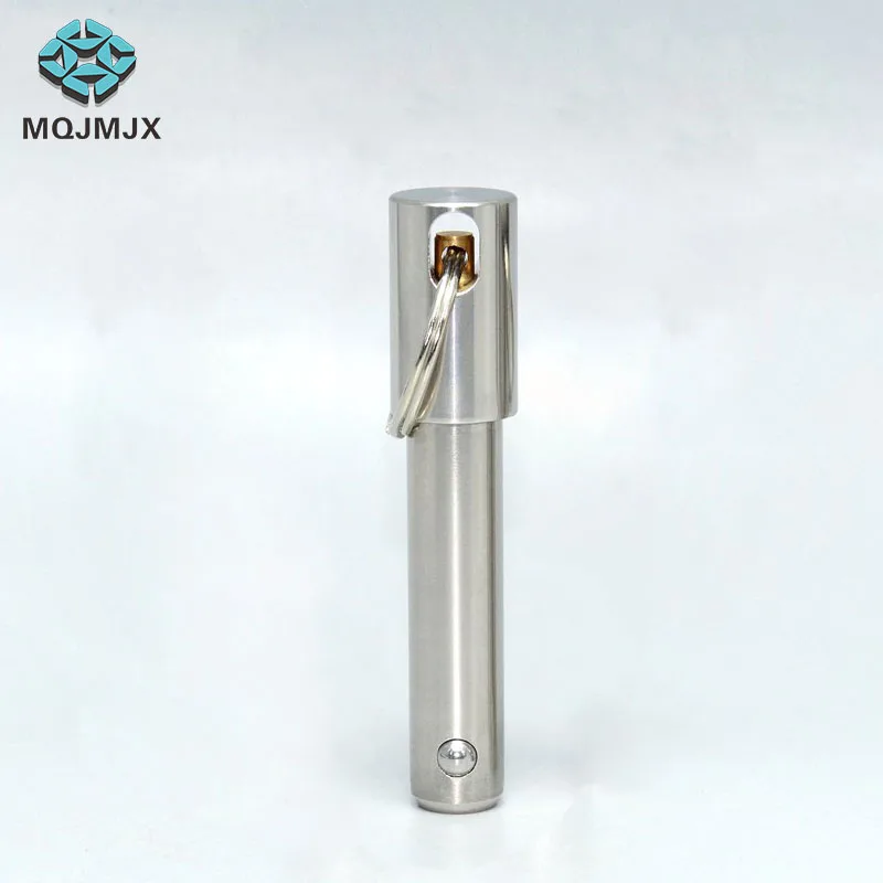 

free shipping Quick Release Pin Ball Lock Pin with Ring Handle Pull Quick Lock Pin Stainless steel Diameter 10mm in stock