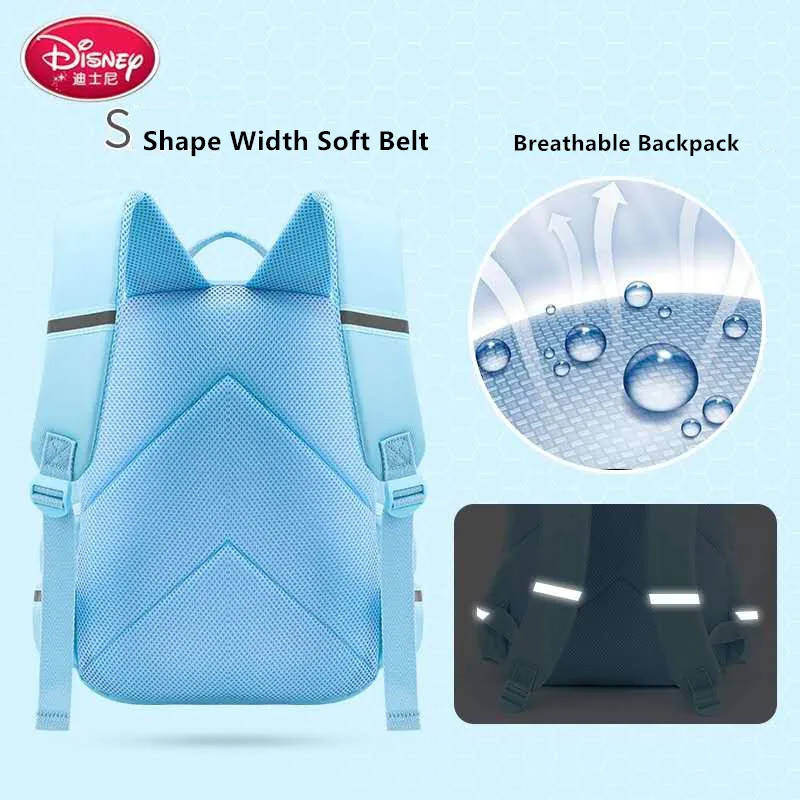 Disney-mochilas escolares de Frozen para niñas, morral escolar de Frozen, Elsa, Anna, grado 1-4, regalo para adolescentes