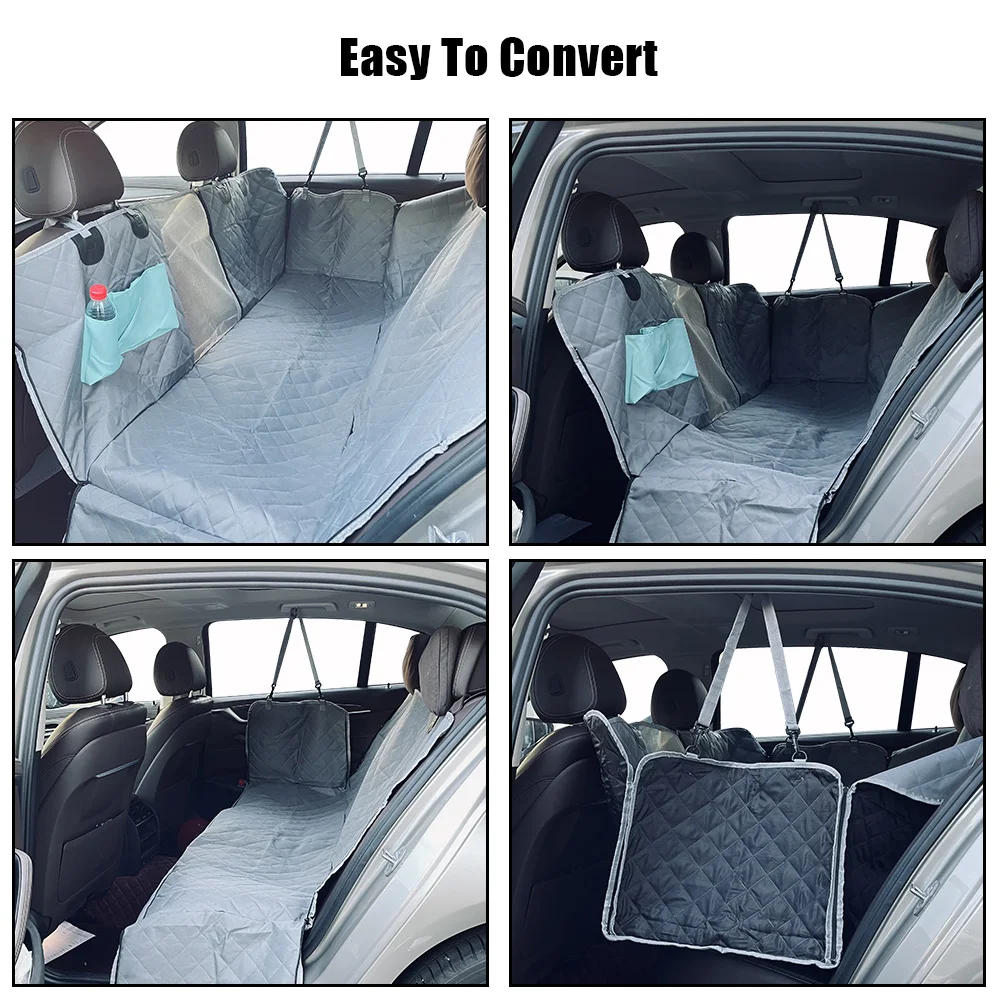 Para cães pet viagem transportadora capa de assento do carro traseiro tapete protetor tronco colchão à prova dwaterproof água gato cão almofada