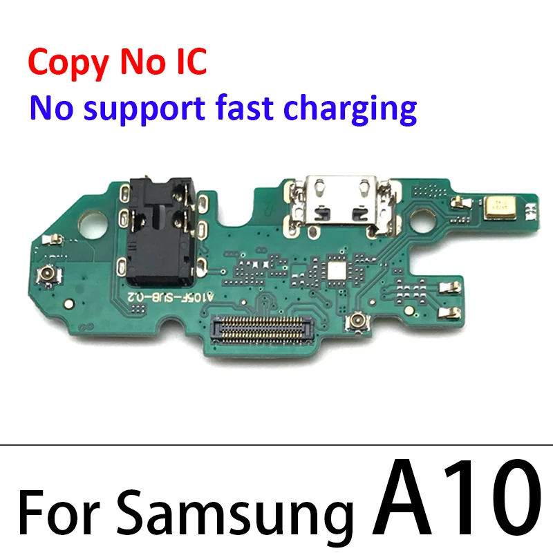 USB Charging Port Connector Dock Flex Cable With Microphone For Samsung A10 A20 A30 A40 A50 A10S A20S A30S A50S A21S A750F A02s