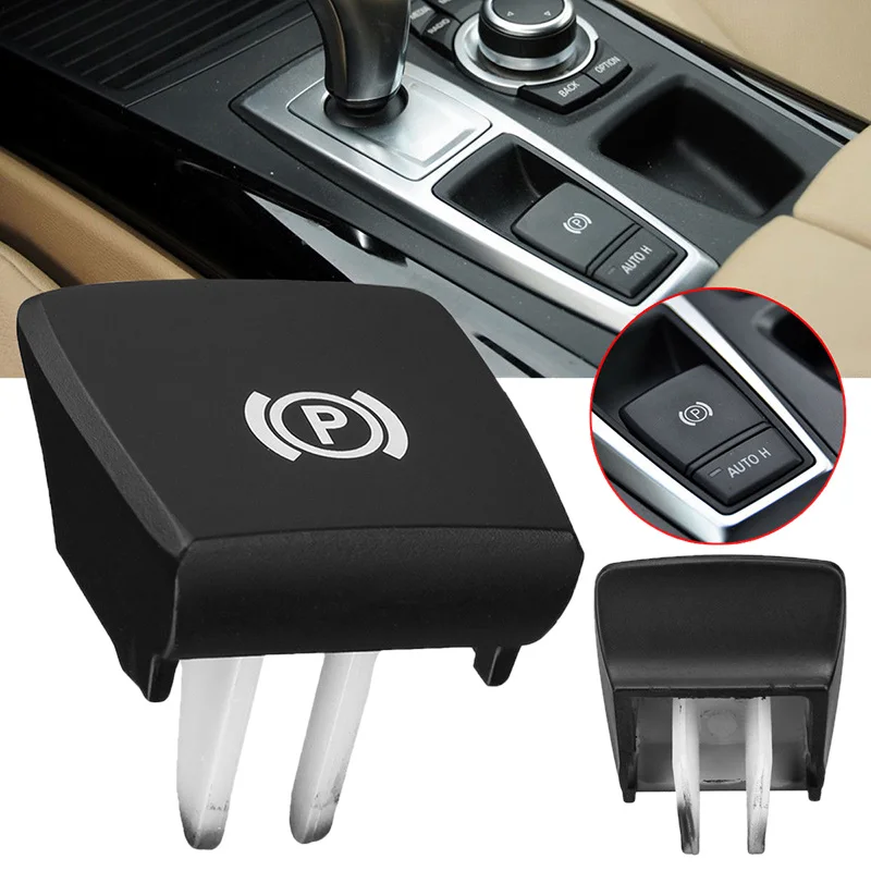 Car Parking Brake Hand Brake P Button Switch Cover for BMW X5 E70 2006-2013 X6 E71 2008-2014