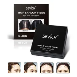 Sevich 헤어 섀도우 파우더, 방수 헤어 라인 파우더, 화이트 그레이, 헤어 루트 커버 업, 퍼프 포함 헤어 컨실러, 3 가지 색상, 12g