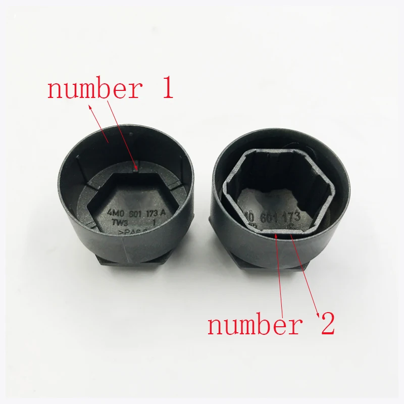 4M0601173A for Audi A3/a4l/q7 2017-2019 Tyre Cap Hub Decorative Cap Screw Cover Grey Anti-theft Screw Cap 4m0601173 4M0 601 173A