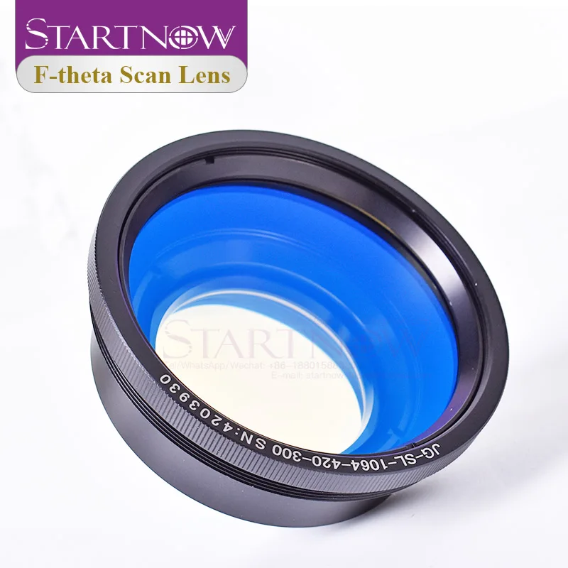 Startnow Fiber Focus Lens 1064nm F-theta Laser Field Scan Lens 110X110 175X175 YAG Laser Marking Galvo System Scanning Parts