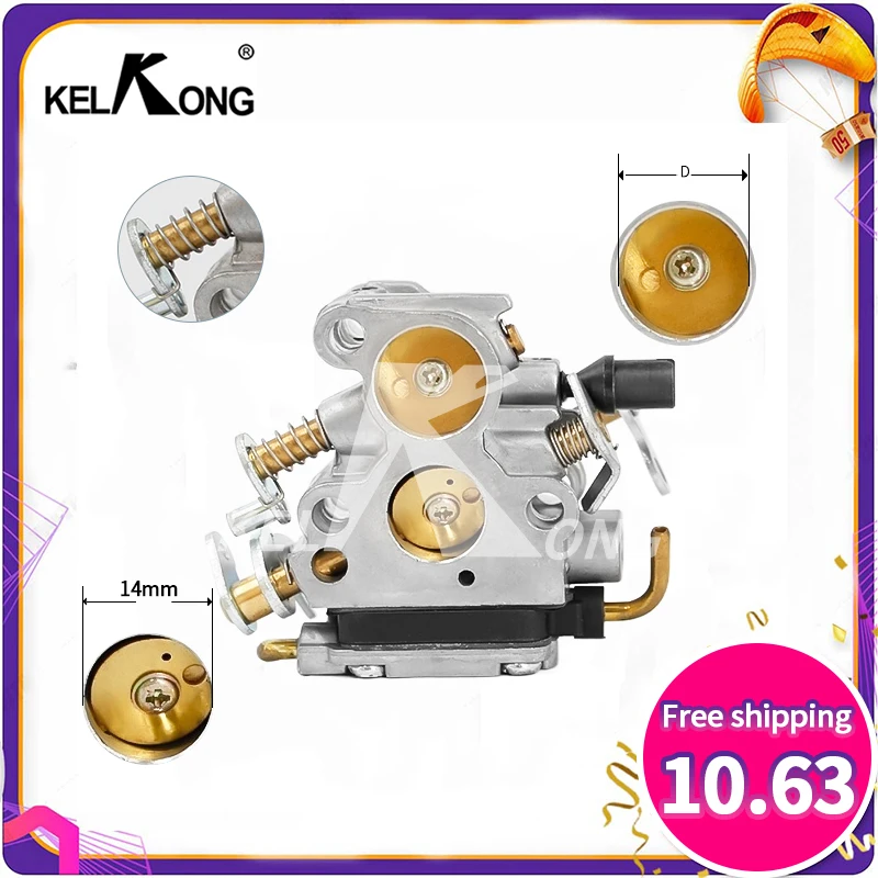 KEKLONG Carburetor For Husqvarna 240 236 235 240E 236E 235E Jonsered CS2238 CS2234 GZ380 Chainsaw  C1T-W33C Carb #5747 19 4---02