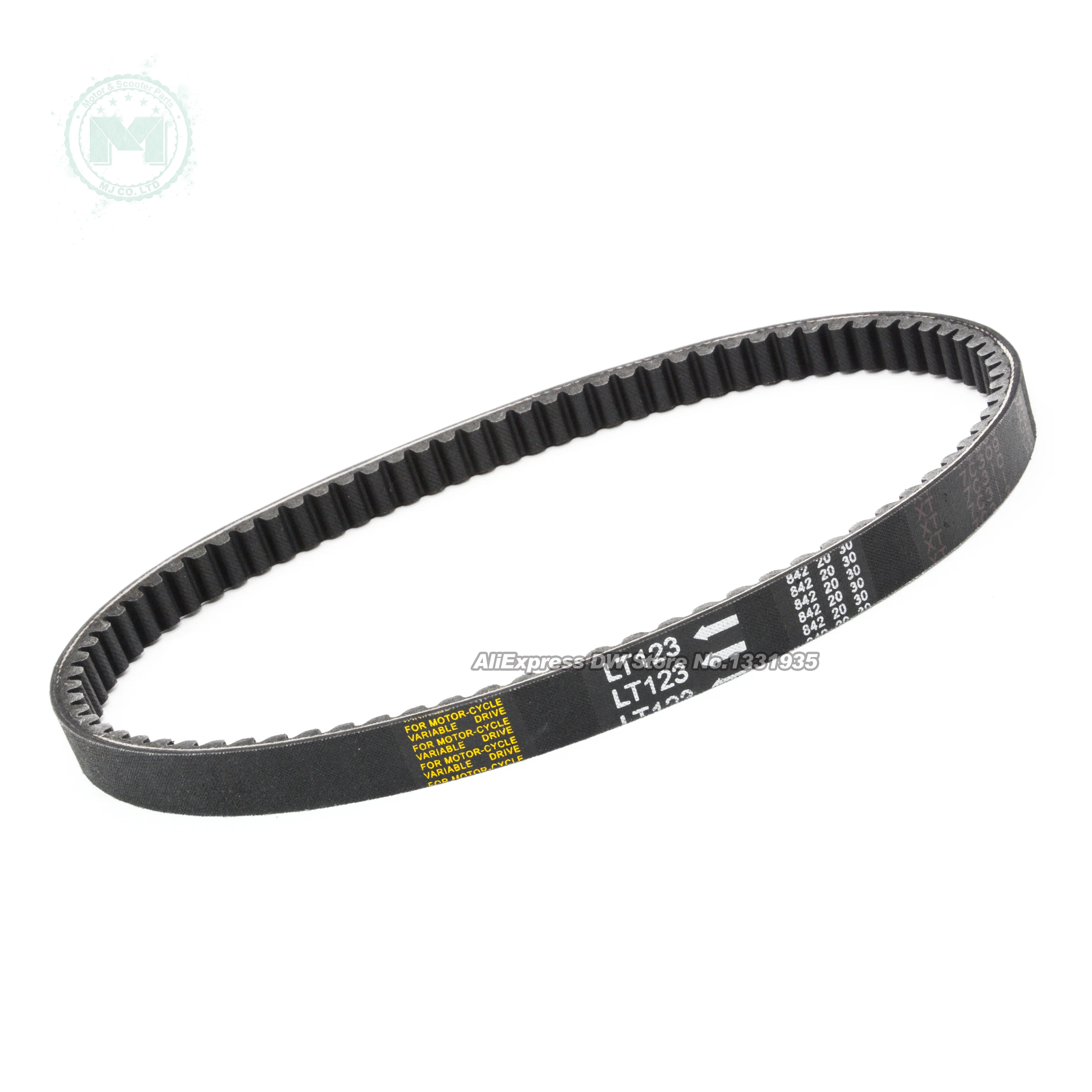 LT123 842 20 30 ATV CVT scooter moped hight quality rubber drive belt for 152QMI 157QMJ GY6 150 long case engines