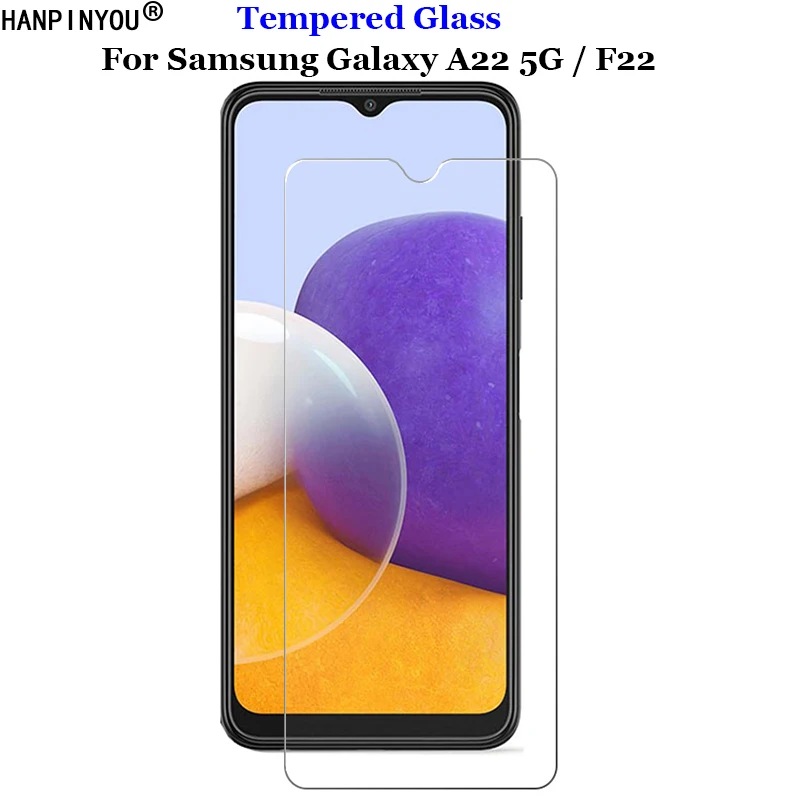 

For Samsung Galaxy A22 5G SC-56B / 4G / F22 Clear Tempered Glass 9H 2.5D Premium Screen Protector Protection Film