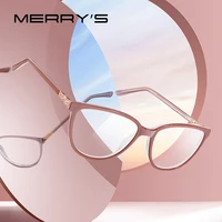 MERRYS DESIGN, monturas para gafas de ojo de gato de acetato para mujer, gafas de moda Retro para mujer, monturas para gafas graduadas ópticas S2620