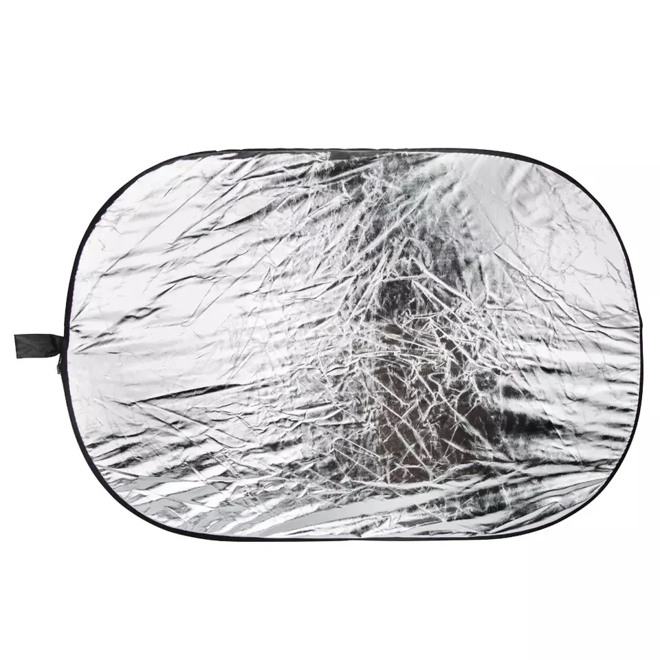 Godox-tablero de fondo 5 en 1, 60x90cm, Reflector rectangular redondo, disco difusor de iluminación plegable, negro, plata, oro y blanco