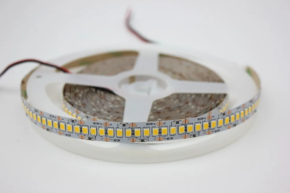 DC 5 12 24 V Volt Led Strip Lights SMD 2835 5m Ledstrip Warm White Waterproof LED Strip Tape Lights Strips Kitchen Home Decor TV