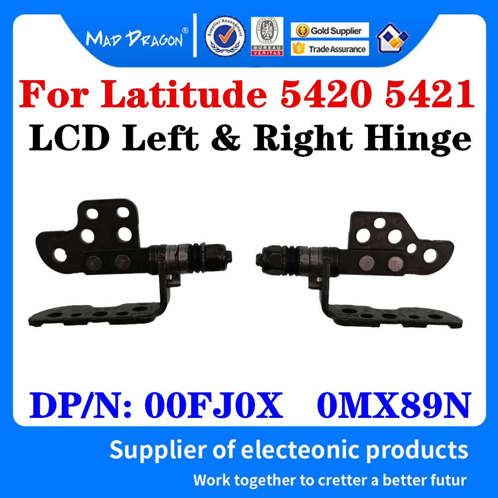 

New Original 00FJ0X 0FJ0X 0MX89N MX89N For Dell Latitude 5420 5421 E5420 E5421 Laptop LCD Hinges LCD Left & Right Hinge