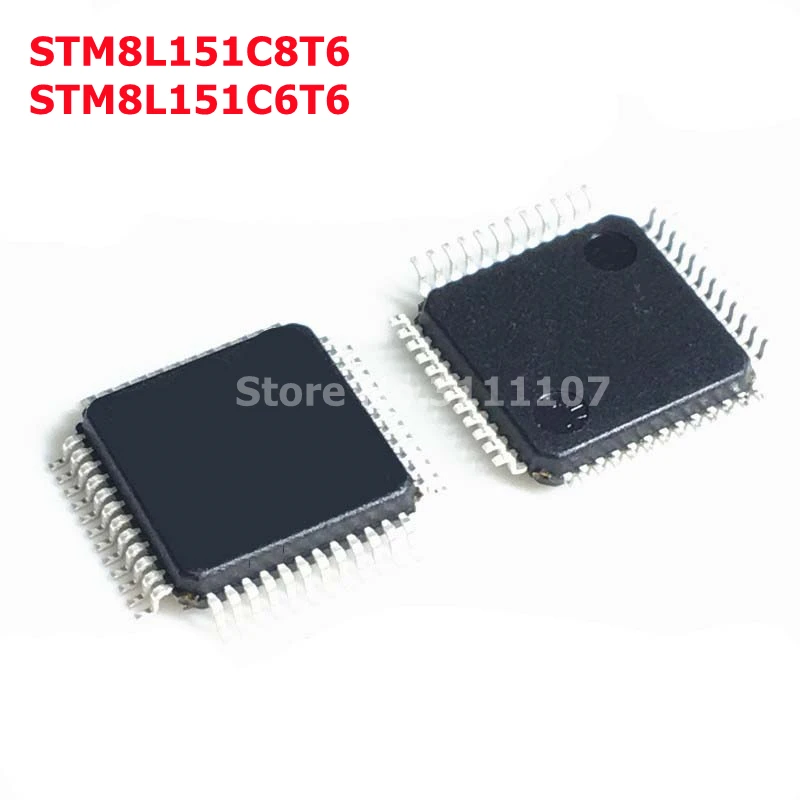 STM8L151C8T6 STM8L151C6T6 8-bit Microcontroller Chip LQFP48